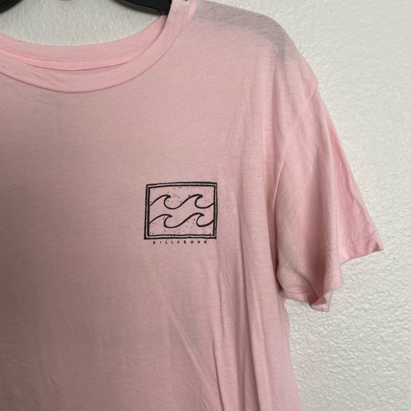 Billabong light pink wave t shirt - Picture 4 of 5